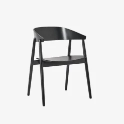 Andersen Furniture Stue|Stole>AC2 Stol Sort Mat Lakeret Bøg