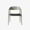 Andersen Furniture Stue|Stole>AC2 Stol Grøn Bøg Sort PU Læder