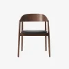 Andersen Furniture Stue|Stole>AC2 Stol Røget Mat Lakeret Bøg Sort Læder