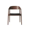 Andersen Furniture Stue|Stole>AC2 Stol Røget Mat Lakeret Bøg Sort PU Læder