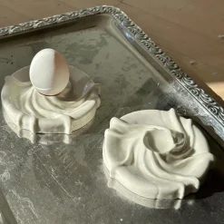 Atelier Marée Keramik & Porcelæn>Tidevands Æggebæger Hvid