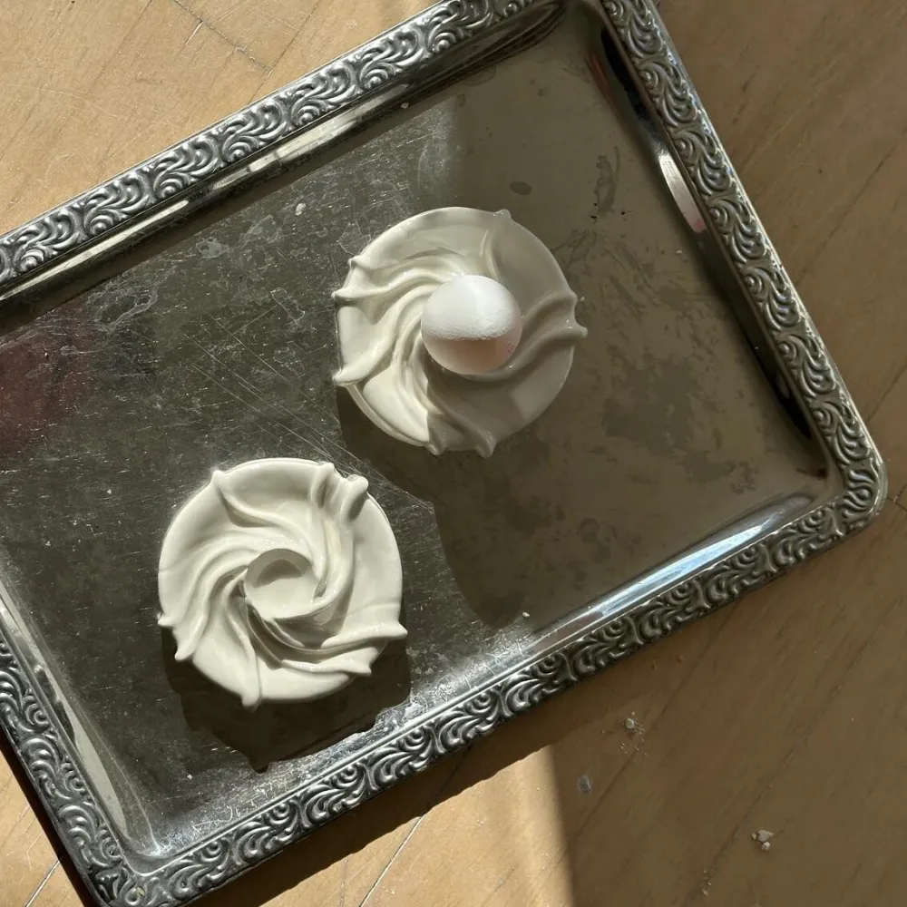 Atelier Marée Keramik & Porcelæn>Tidevands Æggebæger Hvid
