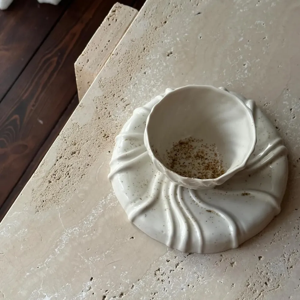 Atelier Marée Køkken|Keramik & Porcelæn>Tidevandstallerken Hvid