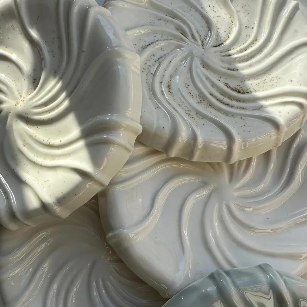 Atelier Marée Køkken|Keramik & Porcelæn>Tidevandstallerken Hvid