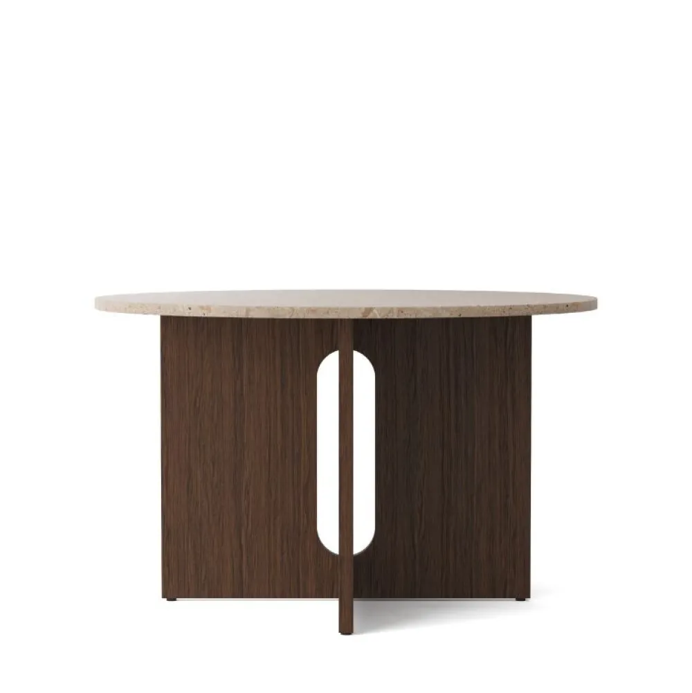 Audo Copenhagen Stue|Borde>Androgyne Dining Table Smoked Oak / Kunis Breccia Sand