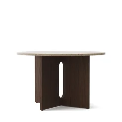 Audo Copenhagen Stue|Borde>Androgyne Dining Table Smoked Oak / Kunis Breccia Sand