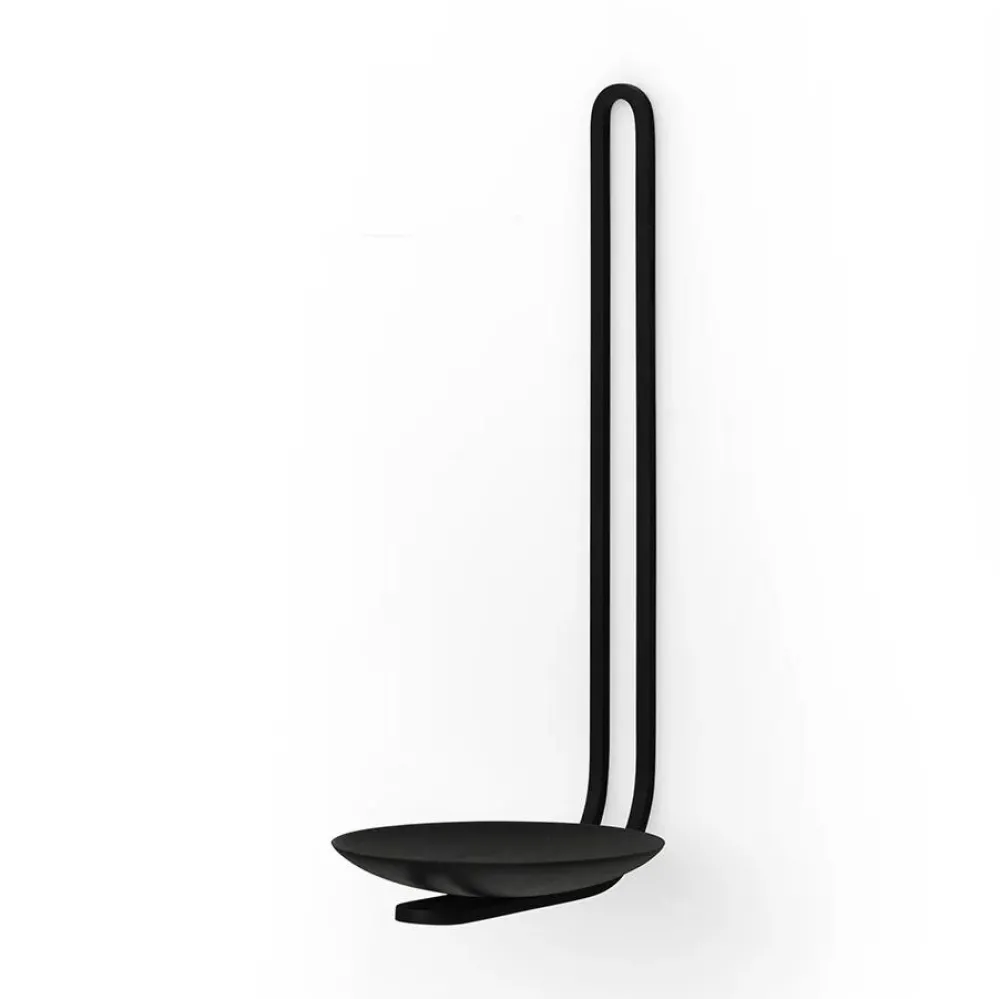 Audo Copenhagen Andet Boligtilbehør|Lysestager>Clip Wall Tealight Candle Holder Black
