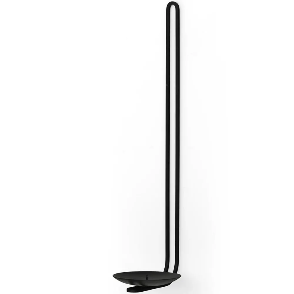 Audo Copenhagen Andet Boligtilbehør|Lysestager>Clip Wall Candle Holder Black