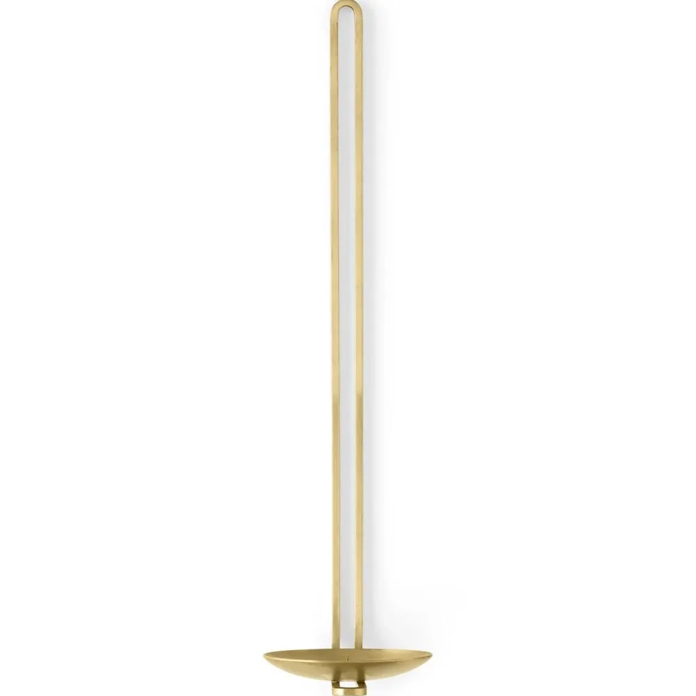 Audo Copenhagen Andet Boligtilbehør|Lysestager>Clip Wall Candle Holder Brass