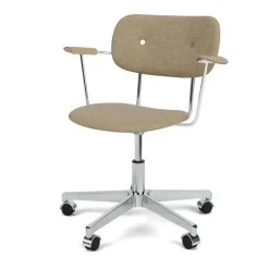 Audo Copenhagen Kontor|Stole>Co Task Chair Audo Bouclé / Natural Oak