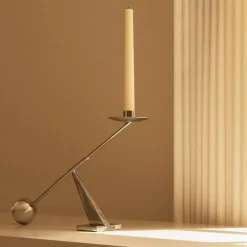 Audo Copenhagen Lysestager>Interconnect Candle Holder Stainless Steel Small