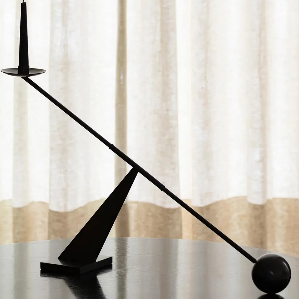 Audo Copenhagen Andet Boligtilbehør|Lysestager>Interconnect Candle Holder Large Black