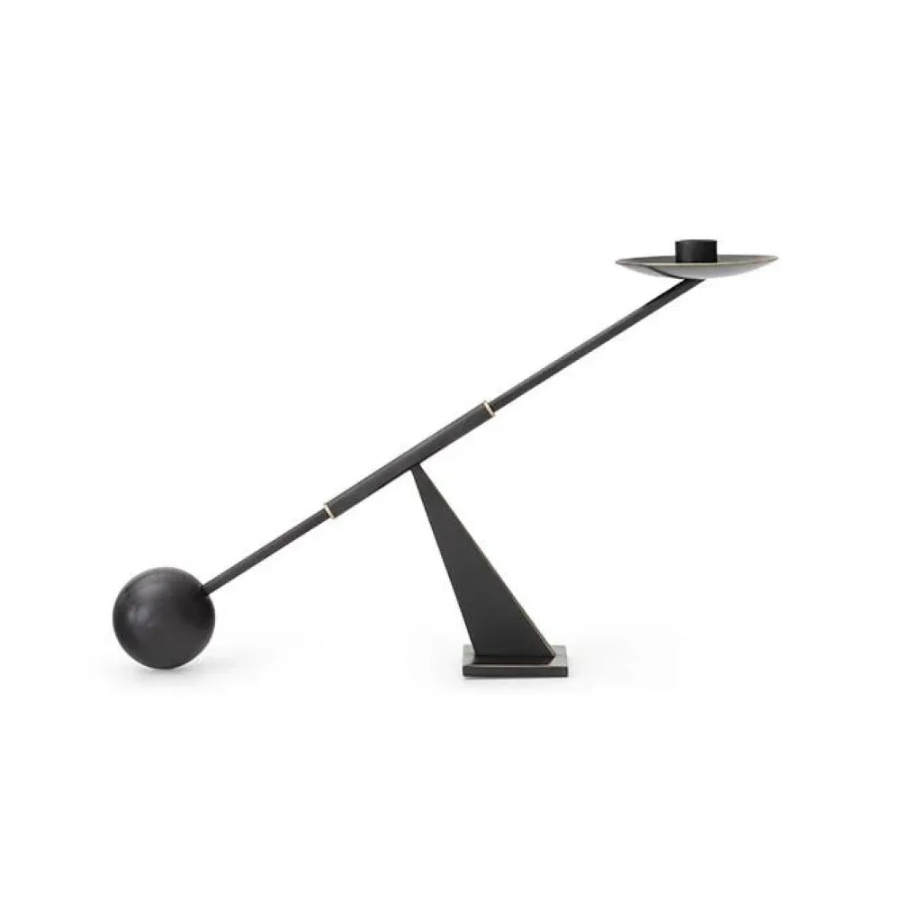 Audo Copenhagen Andet Boligtilbehør|Lysestager>Interconnect Candle Holder Bronzed Brass Small