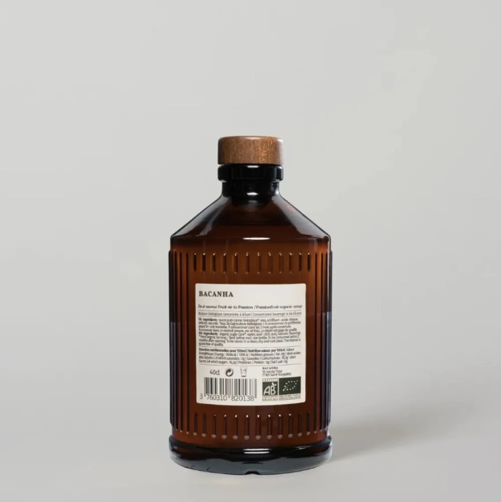 BACANHA Delikatesser>Brut Passion Fruit Syrup Organic