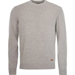 Barbour Overdele>Essential Crew-Neck Jumper Stone