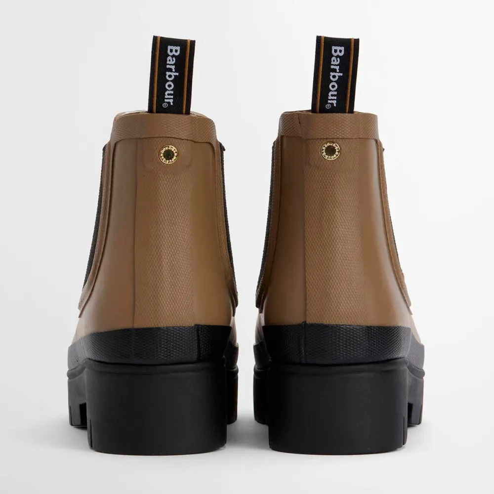 Dame Barbour Sko>Halton Ankle Wellingtons Military Brown/Black