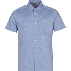 Barbour Overdele>Nelson Regular SS Shirt Blue