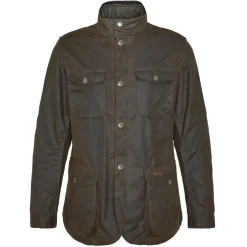 Barbour Overtøj>Ogston Waxed Jacket Olive