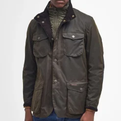 Barbour Overtøj>Ogston Waxed Jacket Olive