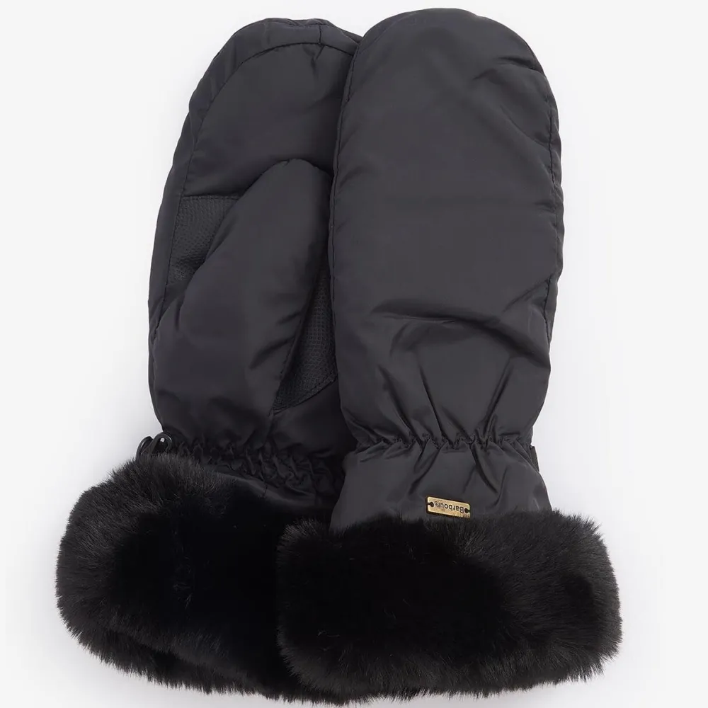 Dame Barbour Accessories>Primrose Waterproof Mittens Classic Black