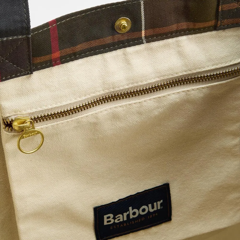 Dame Barbour Accessories|Accessories>Telfield Tartan Tote Bag Classic Tartan