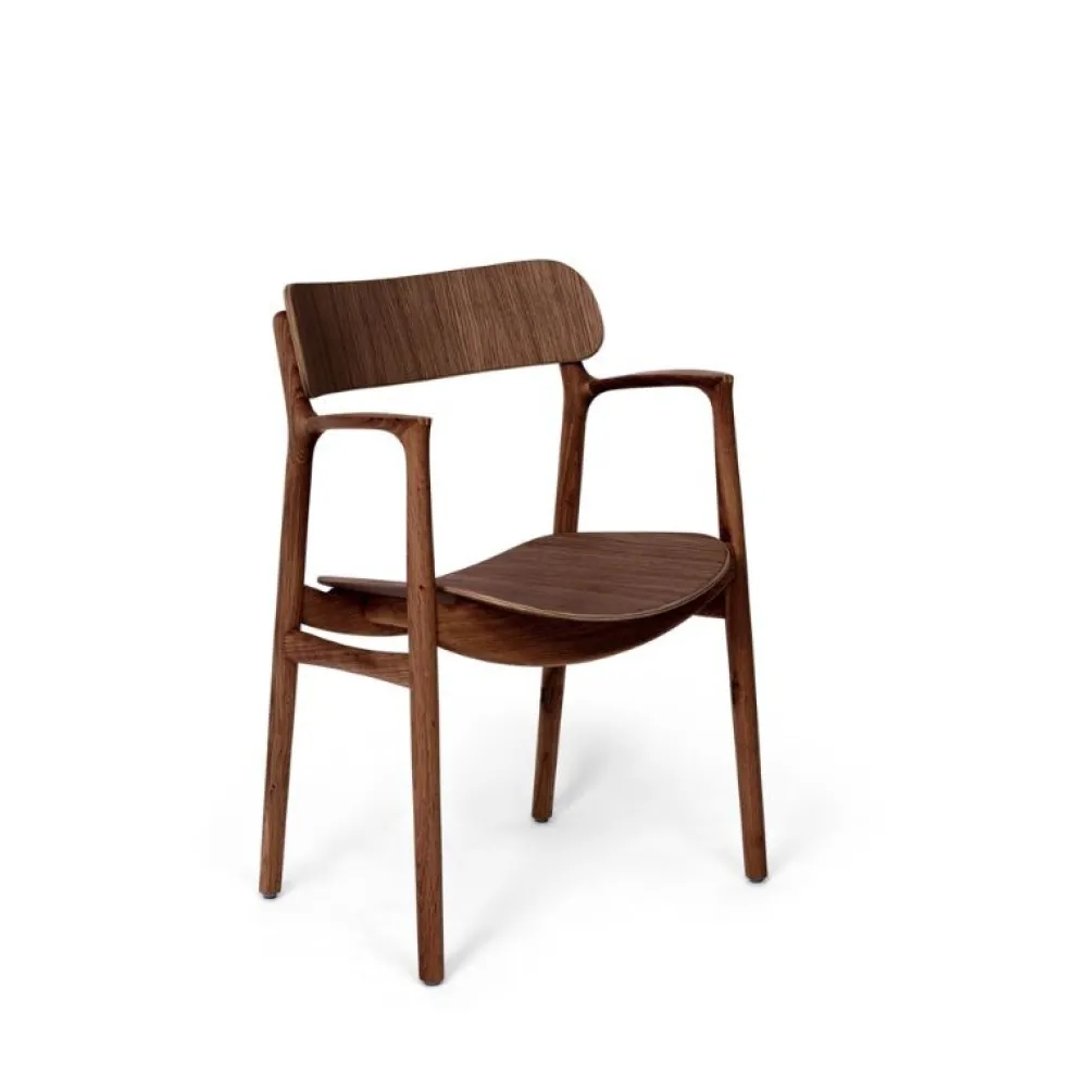 Bent Hansen Stole|Stue>Asger Spisebordsstol Eg/Røget