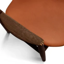 Bent Hansen Stole|Stue>Asger Spisebordsstol Eg/Røget Cognac Zenso 2 Læder