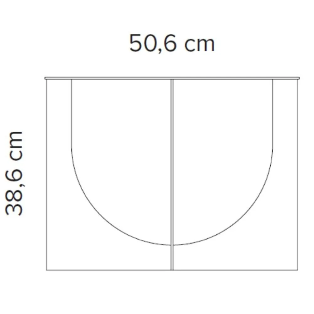 Bent Hansen Borde|Stue>Inverse Sofabord Small Beige