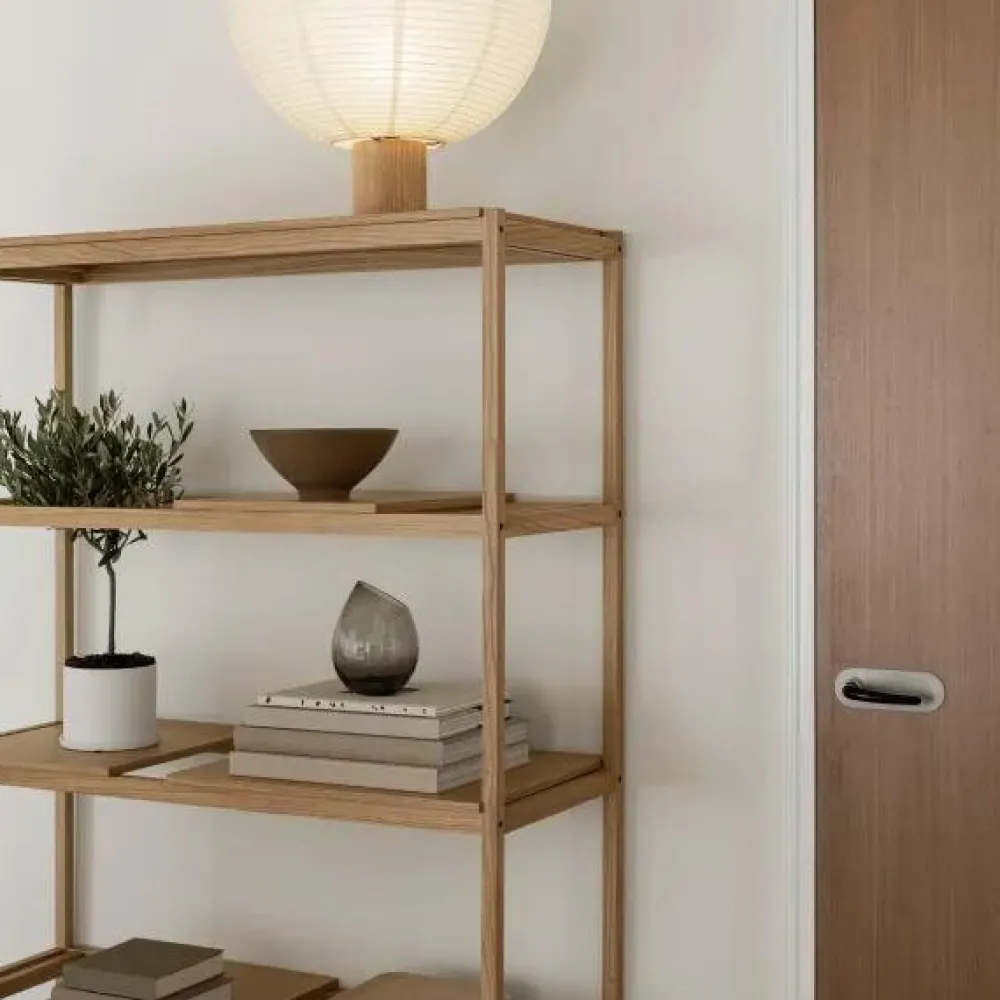 Blomus Bordlamper>Kami Ricepaper Lamp Oak