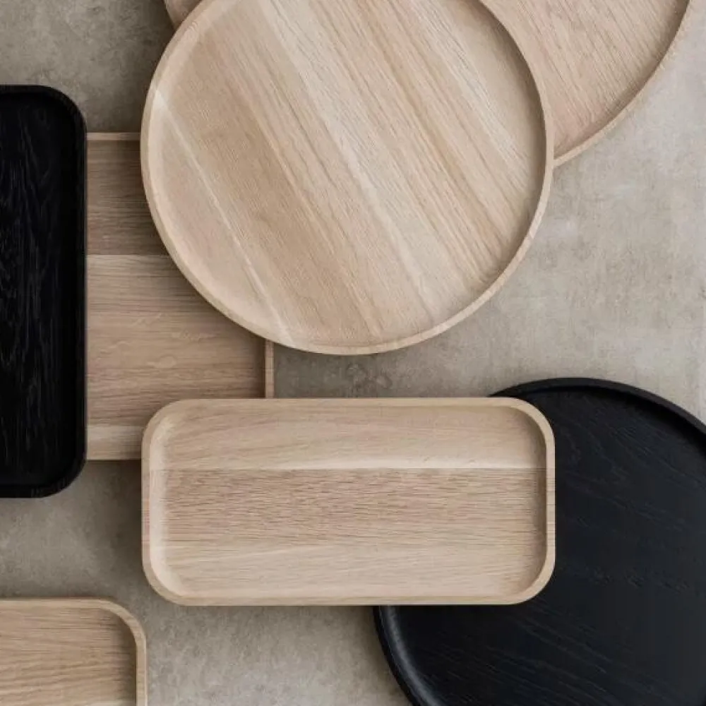 Blomus Skåle & Bakker>Oku Tray Oak Small