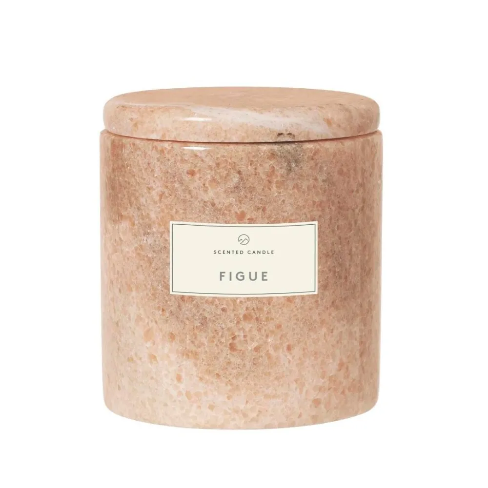 Blomus Duftlys & Diffusere|Velvære>Scented Marble Candle Indian Tan
