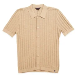 Blue De Gênes Overdele>Blue De Génes Compra Open Polo Knit Khaki