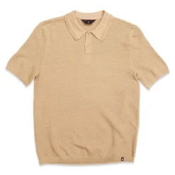 Blue De Gênes Overdele>Blue De Génes Filo Knit Polo Khaki