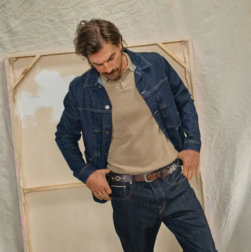 Blue De Gênes Overdele>Blue De Génes Filo Knit Polo Khaki