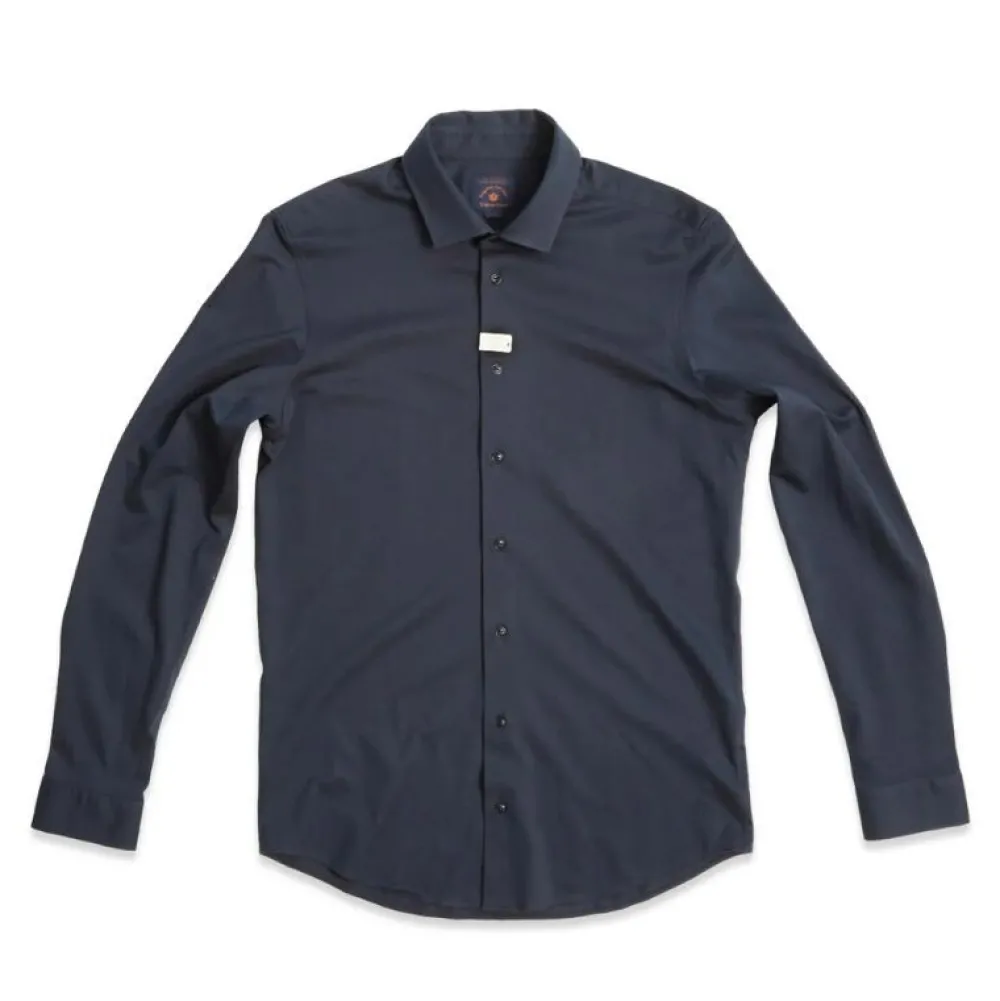 Blue De Gênes Overdele>Luccio Dry Shirt Navy