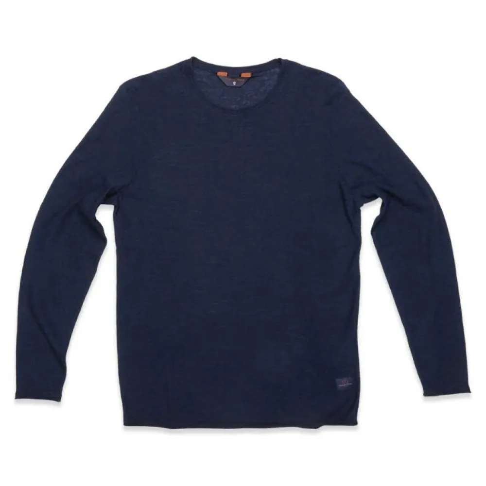 Blue De Gênes Overdele>Monte Knit Navy