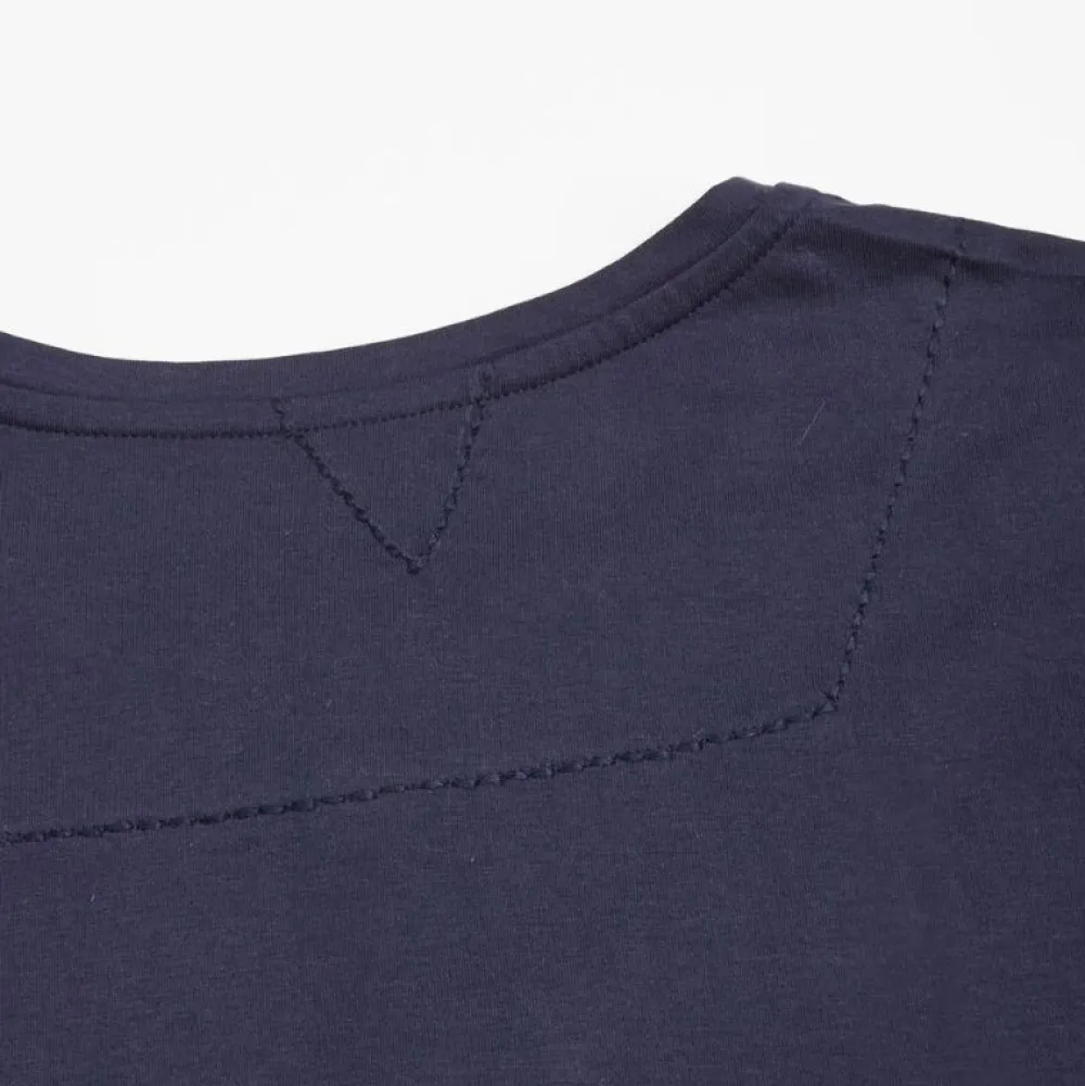 Blue De Gênes Overdele>Sagi Nuovo T-Shirt Dark Navy