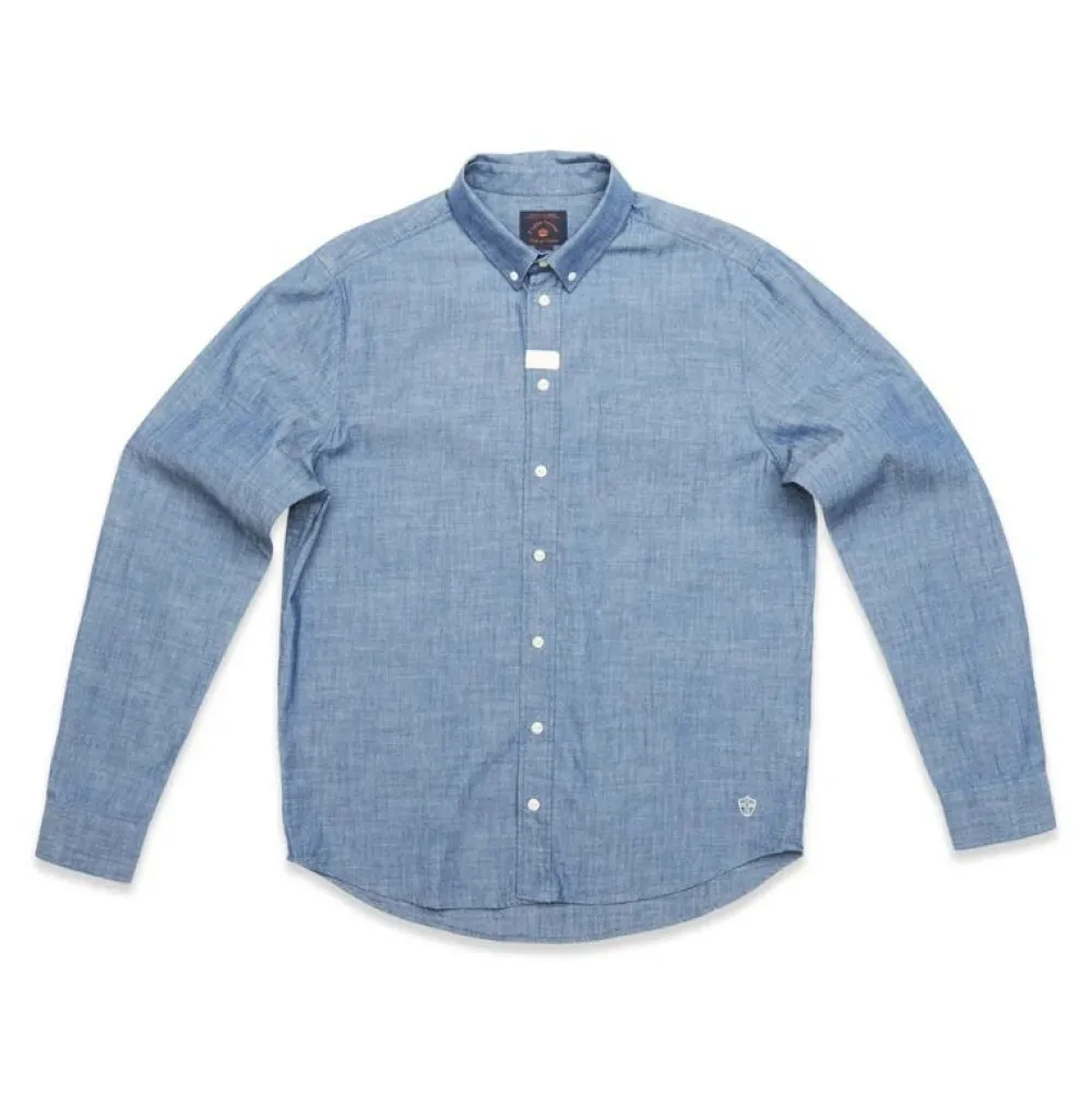 Blue De Gênes Overdele>Sandro Chambray Shirt