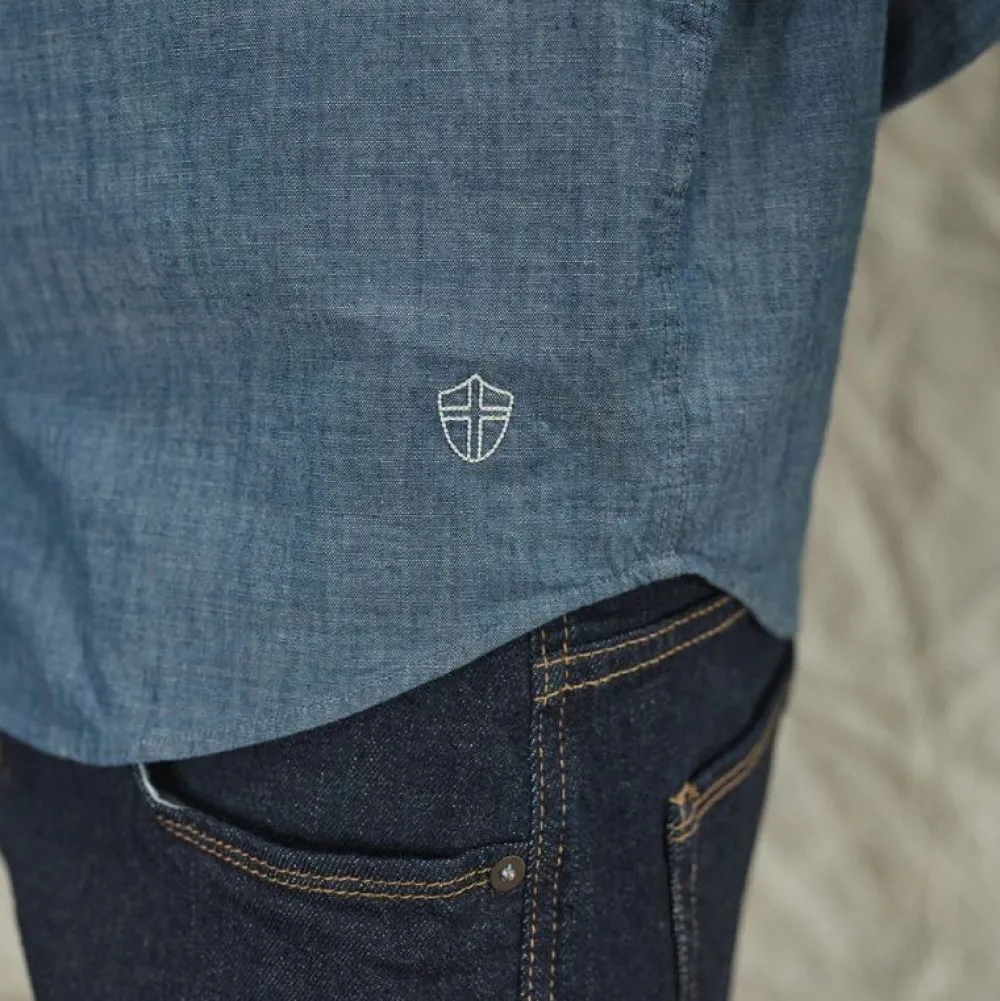 Blue De Gênes Overdele>Sandro Chambray Shirt