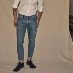 Blue De Gênes Underdele>Vinci Pala Used Jeans Blue Denim