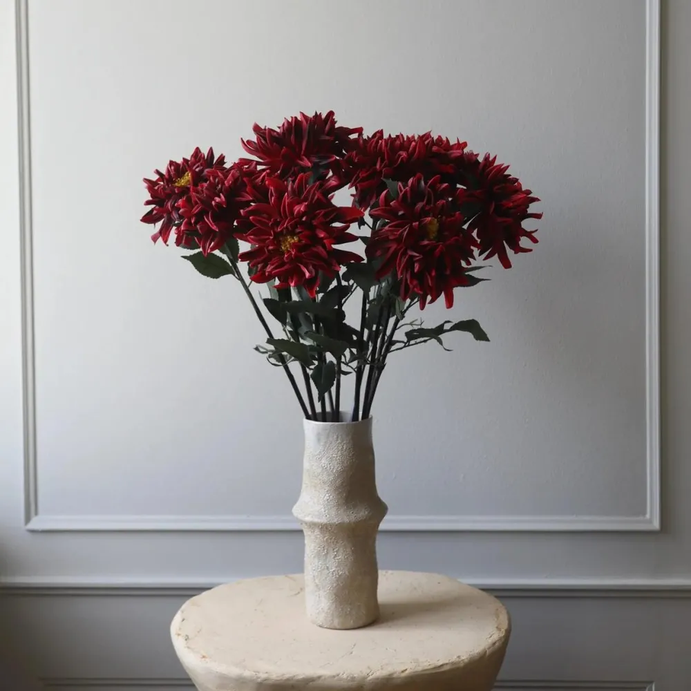 Botané Studios Kunstige Blomster>Cactus Dahlia Flower Red