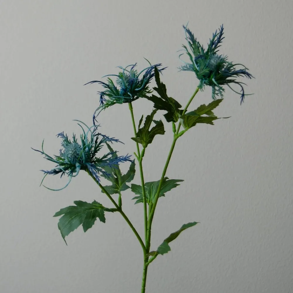 Botané Studios Kunstige Blomster>Eryngo 'Sea Holly' Flower Blue