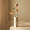 Botané Studios Kunstige Blomster>Four Heads Poppy Flower Rose
