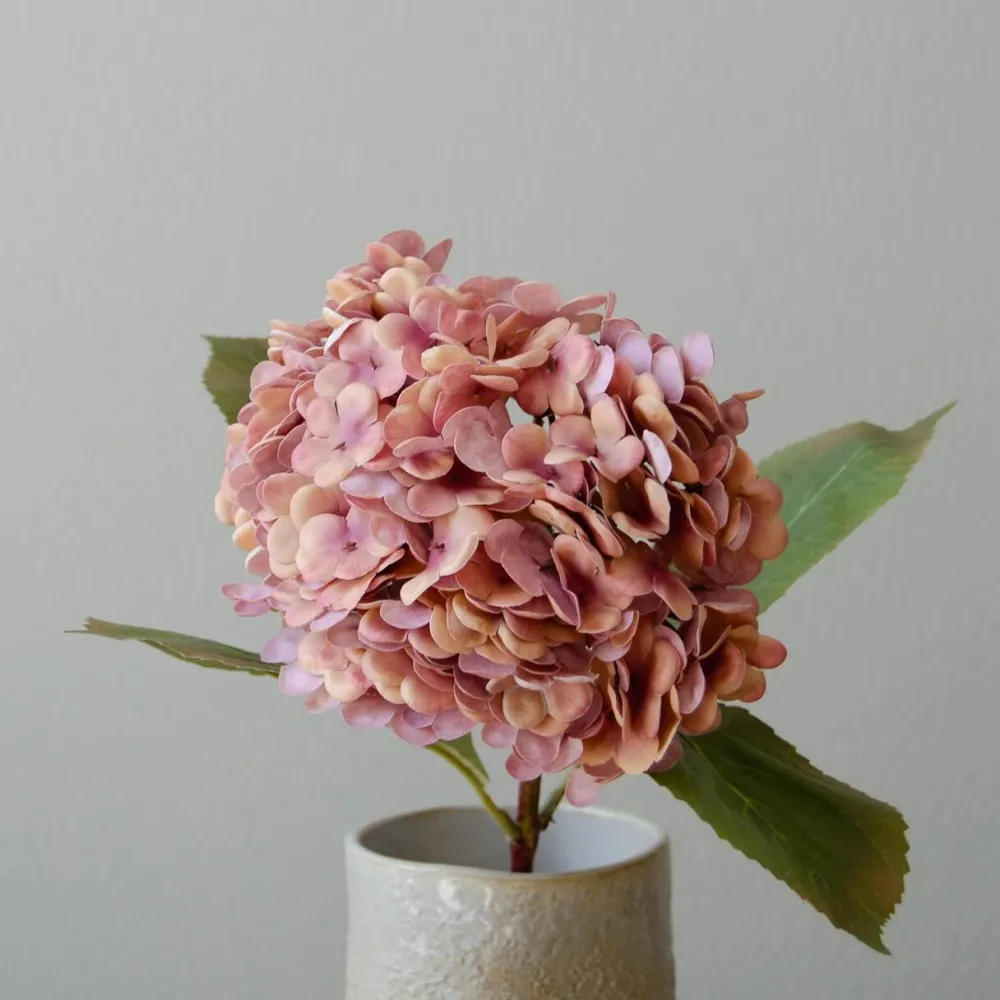 Botané Studios Kunstige Blomster>Hydrangea Flower Pink Small