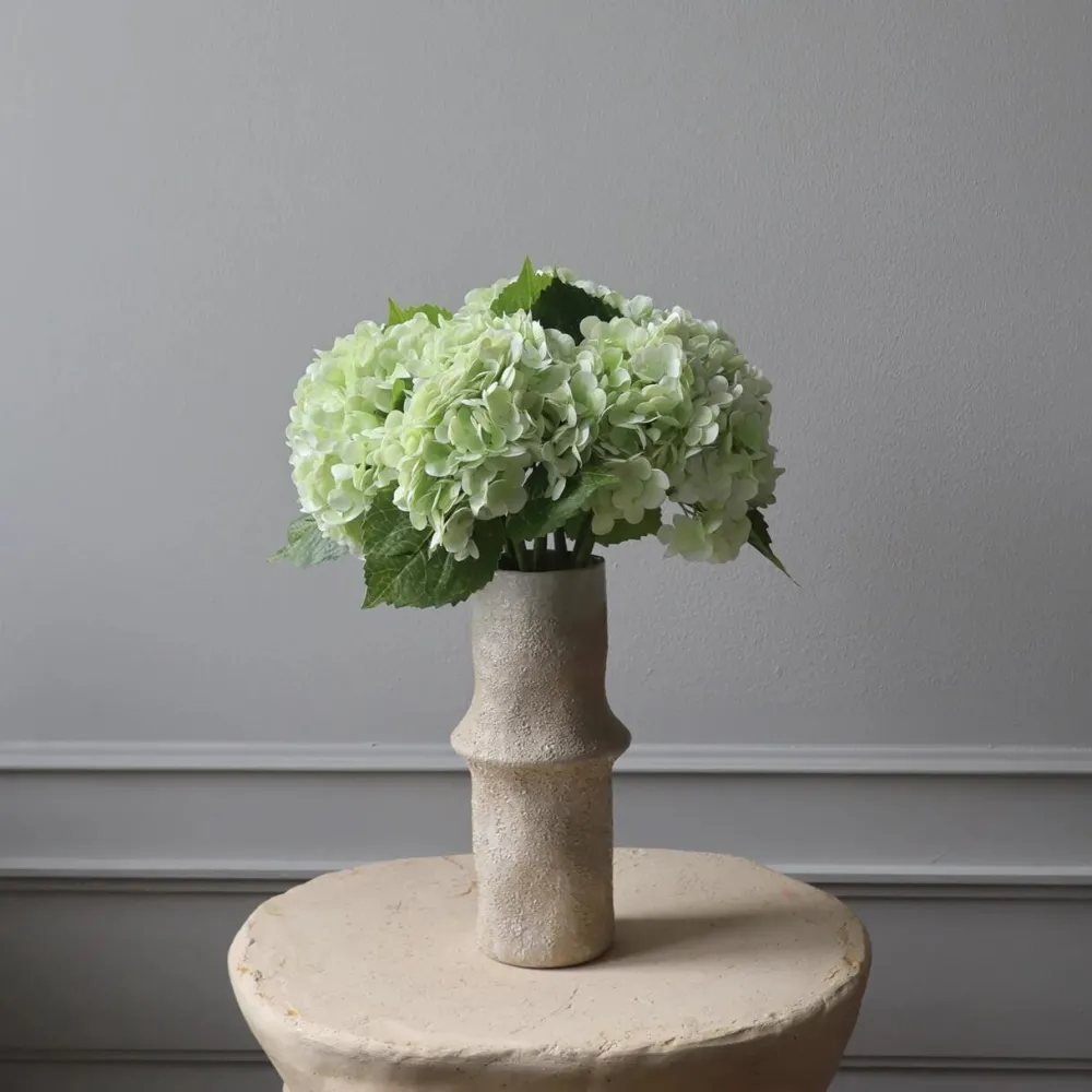 Botané Studios Kunstige Blomster>Hydrangea Flower Light Green
