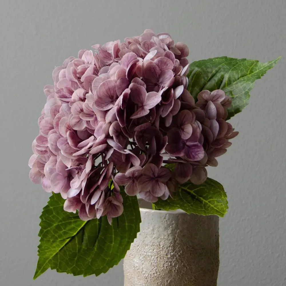 Botané Studios Kunstige Blomster>Hydrangea Flower Purple