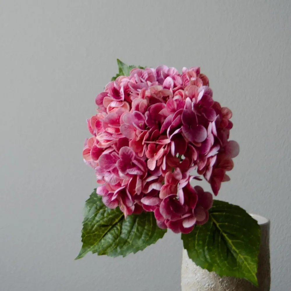 Botané Studios Kunstige Blomster>Hydrangea Flower Pink