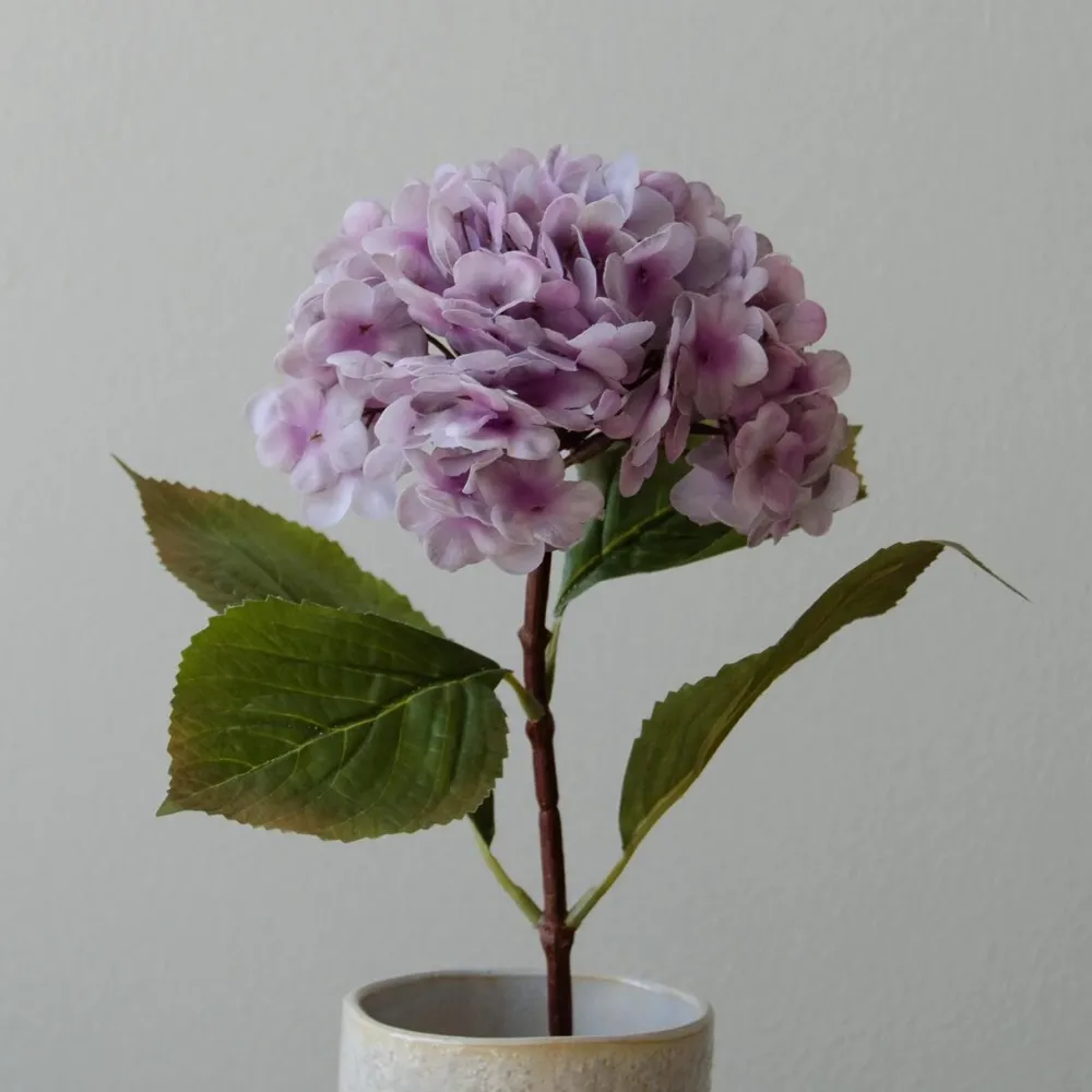 Botané Studios Kunstige Blomster>Hydrangea Flower Purple Small