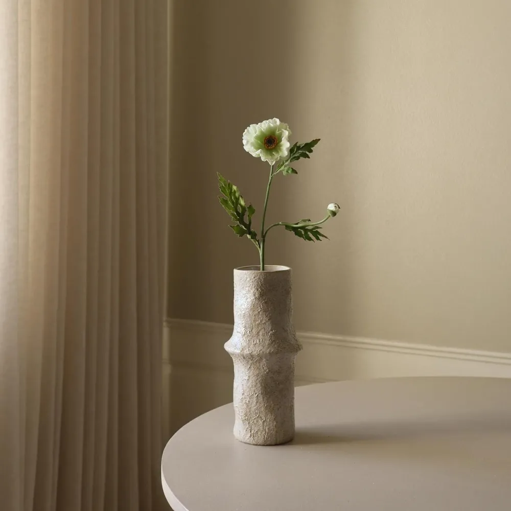 Botané Studios Kunstige Blomster>Large Poppy Flower White