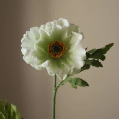 Botané Studios Kunstige Blomster>Large Poppy Flower White